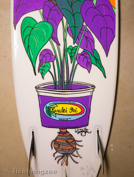Hanalei Poi My Surfboard Art Bushman