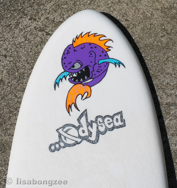 Round Nose Fish My Surfboard Art Odysea